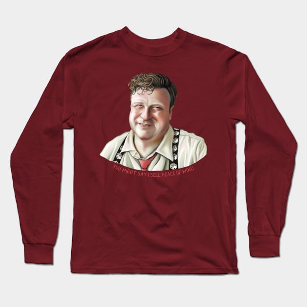 John Goodman Long Sleeve T-Shirt by Meganpalmer